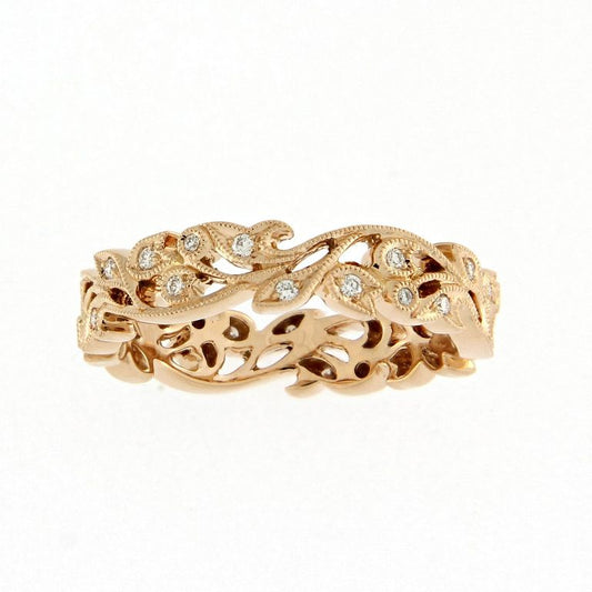 Evergreen Leaf Ring Rose