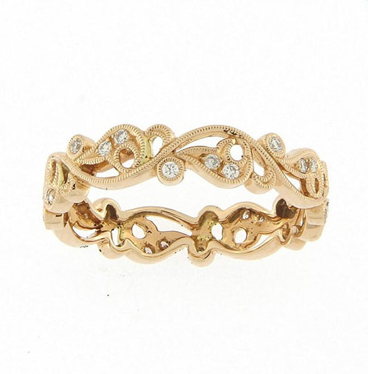 The Broderie Ring Rose