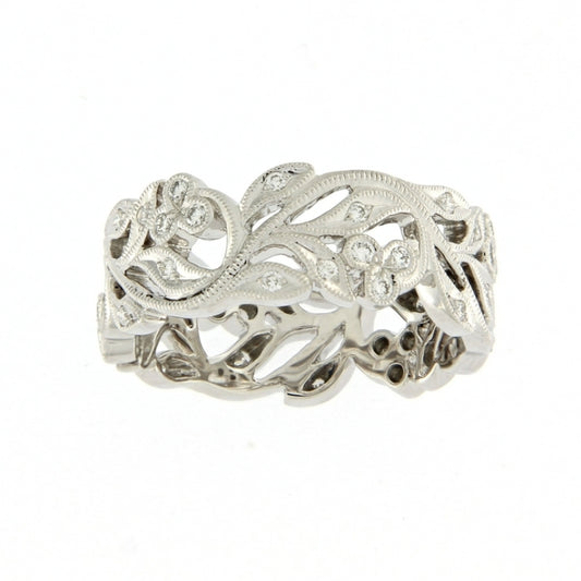 Spring Blossom Ring Wide