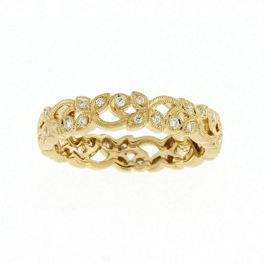 Daisy Chain Ring Yellow