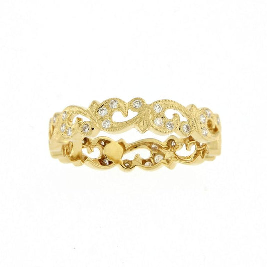 Guipure Ring Yellow