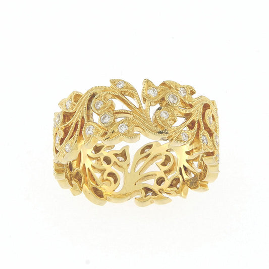 Enchanted Vine Ring Yellow