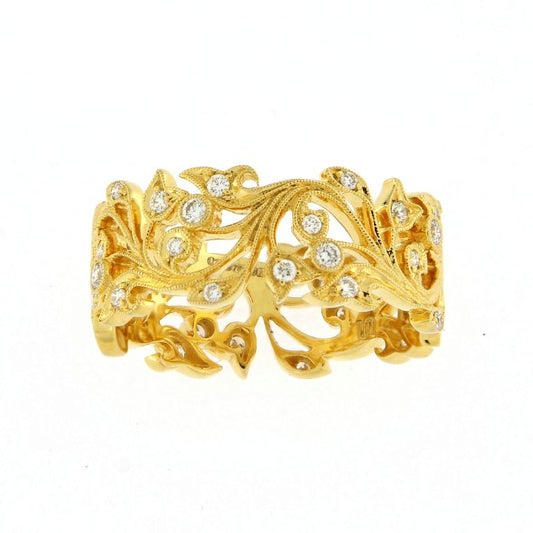 Enchanted Vine Ring Yellow